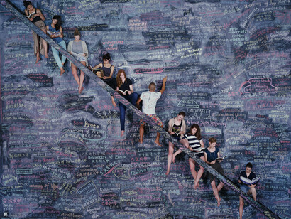 Wang Qingsong, One World, One Dream, 2014, C-print, h180 x w225 cm x 2