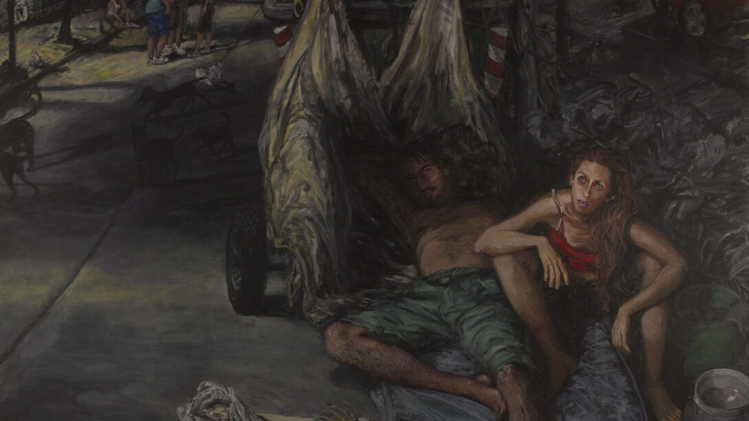 Alejandra Fenochio, La belleza del reflejo de la luna llena en un tacho de helado vacío, 2012. Cortesía del Museo Nacional de Bellas Artes