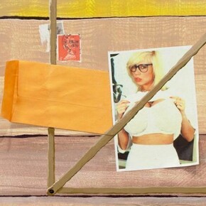 Detail Of: Michael St. John, Country Life, 2013, acrylic, collage/assemblage, polymers, 36 x 36 inches (91.4 x 91.4 cm)