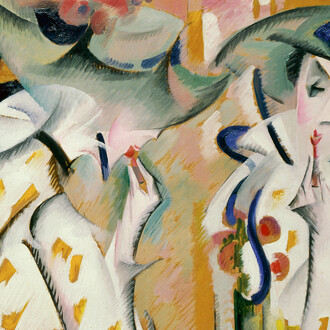 Alice Bailly, Femme au miroir ou Femme à la toilette (Ludmilla Botkine) (detail), 1918. Courtesy of Kunsthaus Zürich