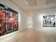 Gilbert & George Scapegoating, Exhibition view. Courtesy of Ludwig Museum