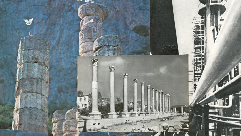 Aikaterini Gegisian, A Small Guide to the Invisible Seas (The Sea of Passions, 2), 2015, collage on paper, 27.8 x 42.5 cm, Courtesy Kalfayan Galleries, Athens-Thessaloniki