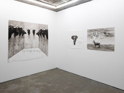Varios artistas, Se ruega silencio, vista de exhibición. Cortesía de Trinta Arte Contemporáneo