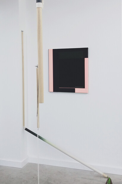  Andrea Madjesi-Jones. Pink Flag Structure, 2017. Image courtesy of the artist