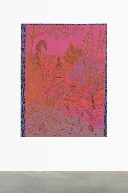 John McAllister, crackle roselike sleepy, 2016 Oil on canvas 154,9 x 119,4 cm 61 x 47 inches