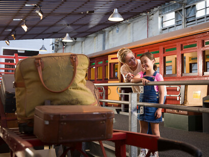Platform 9, exhibition view. Courtesy of Queensland Museum