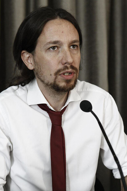 Pablo Iglesias, líder del partido político español Podemos