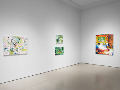 Tim Braden, The colouring garden, exhibition view. Courtesy of McClain Gallery