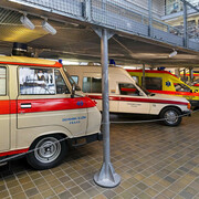 Sirens across Prague. Vehicles saving lives, exhibition view. Courtesy of Národní technické muzeum
