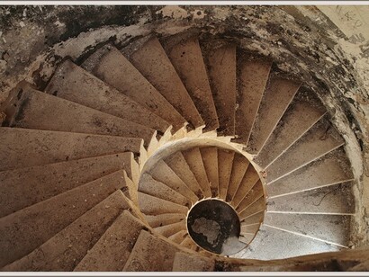 Mamula fortress, old stairs © Anastassia Golitsyna
