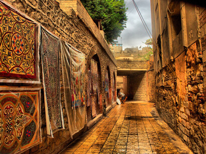 Egipto. Calles del barrio copto de El Cairo