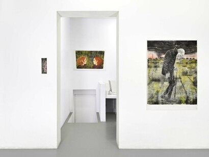 Agathe May, Par où le chemin ?, vue de l'exposition. Avec l'aimable autorisation d'Agathe May