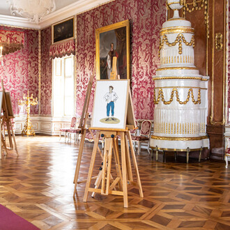 Stephan Balkenhol, Là ci darem la mano…exhibition view. Courtesy of DomQuartier Museum
