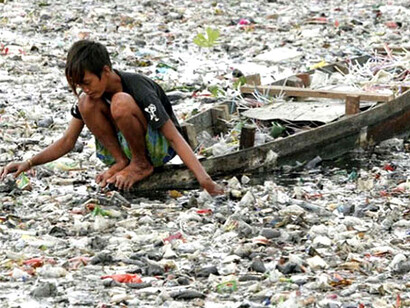 Un mare di plastica