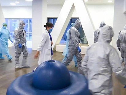 Personale russo specializzato in aiuto alle strutture sanitarie italiane