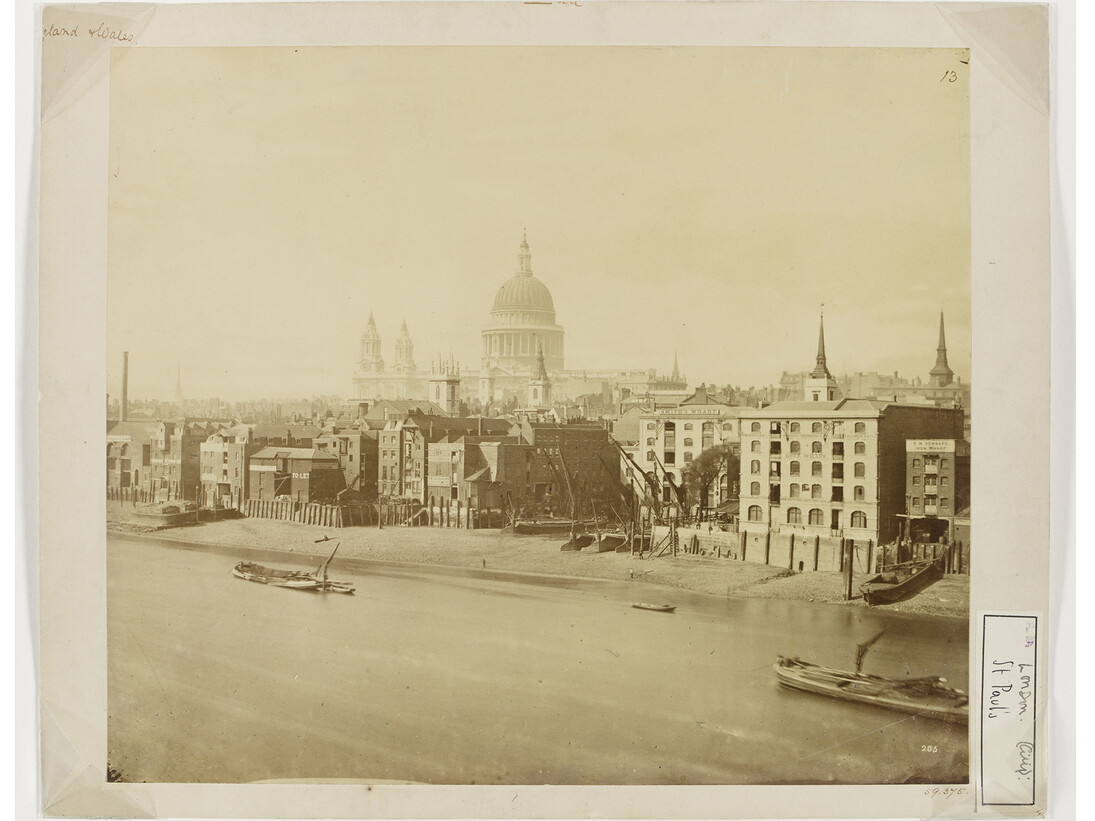 © William Strudwick, London, St. Paul's, about 1865, Albumen print, Victoria and Albert Museum, London