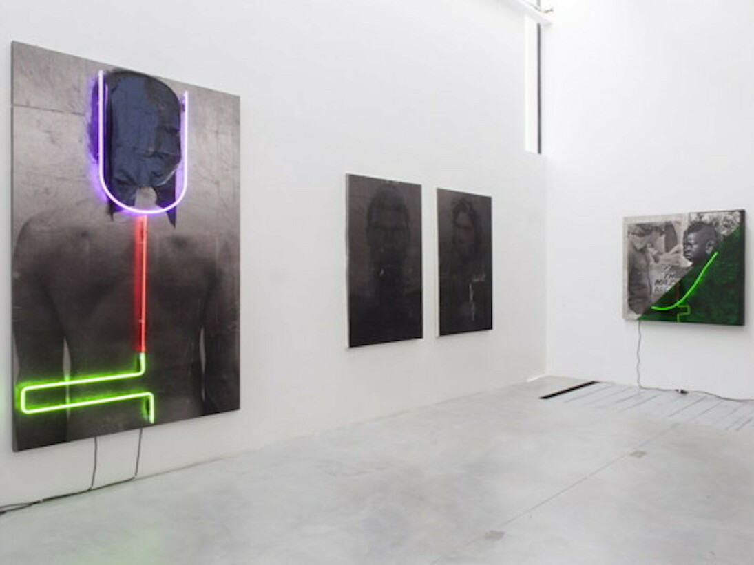 Brook Andrew, Exhibition view. Courtesy of galerie Nathalie Obadia