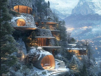 Immagine futurista creata con Midjourney @chiararigottiarchitetto
