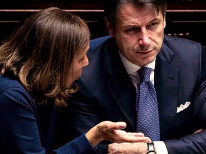 Luciana Lamorgese e Giuseppe Conte