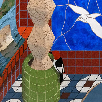 Gustav Hamilton, Two bird race, 2025. Courtesy of David B. Smith Gallery