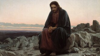 Ivan Kramskoi, "Cristo nel deserto", 1871, Tretyakov Gallery, Mosca, Russia