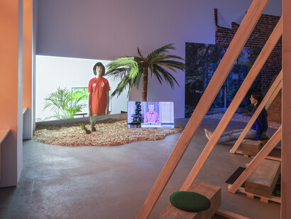 Cao Fei, Duotopia, installation view, Sprüth Magers, Berlin, April 29–August 19, 2023.
Photo by Timo Ohler. Courtesy of the artist and Sprüth Magers, Berlin