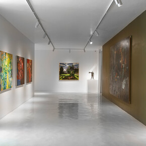 Gilberto Aceves Navarro y Daniel Lezama, Profundo México, vista de exhibición. Cortesía de Galería Hilario Galguera 