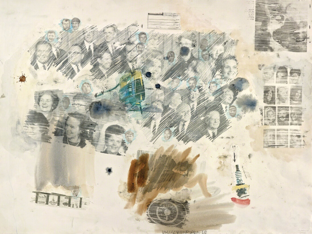 Robert Rauschenberg, Transfer Drawings from the 1950s and 1960s. Courtesy of Offer Waterman
