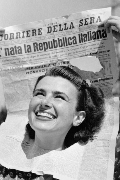 Anna Iberti fu il volto simbolo del primo 2 giugno repubblicano, incarnando la speranza e il rinnovamento dell'Italia democratica