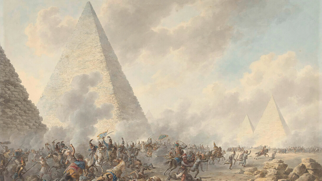 Dirk Langendijk, La Battaglia delle Piramidi
