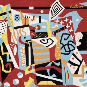 Stuart Davis, Hot Still-Scape for Six Colors — 7th Avenue Style, 1940. Courtesy of Museum of Fine Arts, Boston
