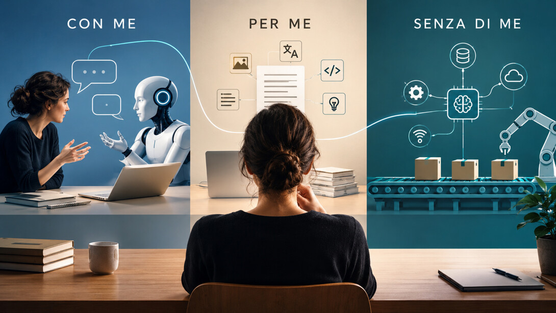 L’intelligenza artificiale generativa introduce una nuova divisione del lavoro cognitivo tra esseri umani e macchine