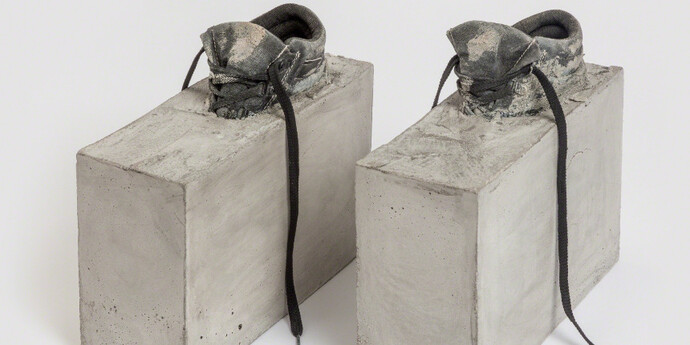 White Helmet. Courtesy of Baert gallery