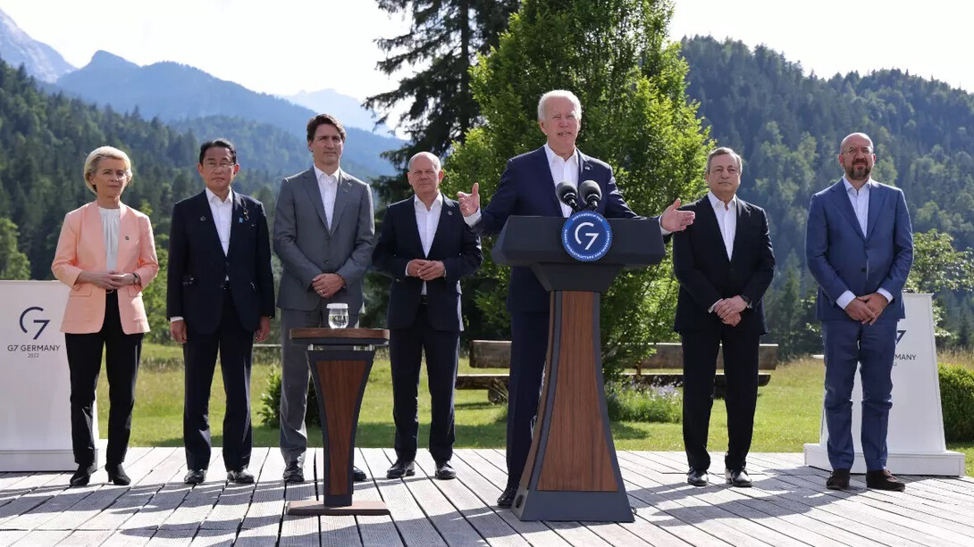 Discurso de Joe Biden, presidente de los EE. UU., durante la Cumbre de líderes del G7, 2022, en Alemania