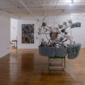 Gaku Tsutaja, Pidgingo-no-Inko, exhibition view. Courtesy of Ulterior Gallery 