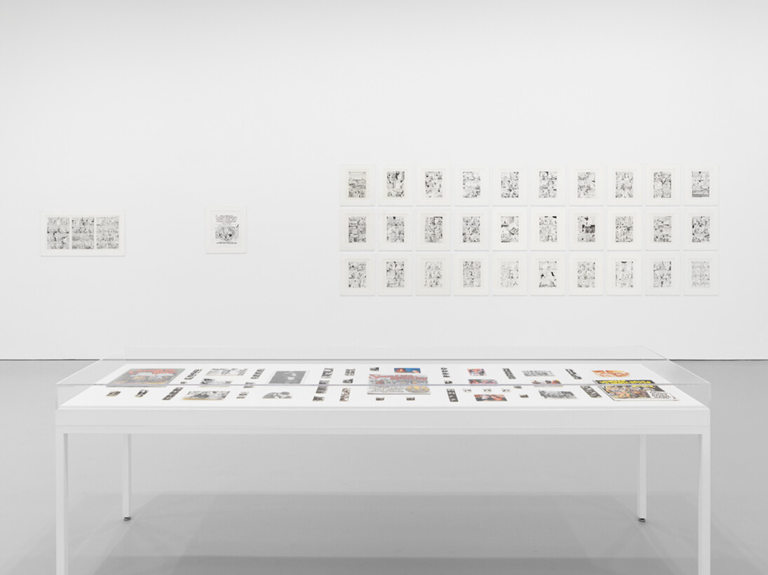 Aline Kominsky-Crumb & R. Crumb, Exhibition view. Courtesy of David Zwirner