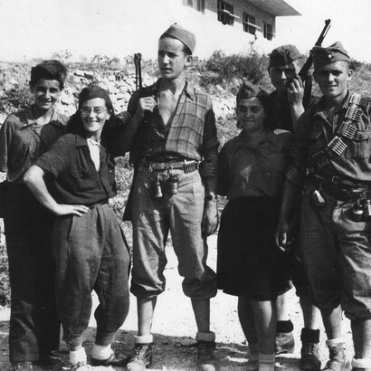 Combattenti che parteciparono alle battaglie per la liberazione di Trieste, Italia, 1945