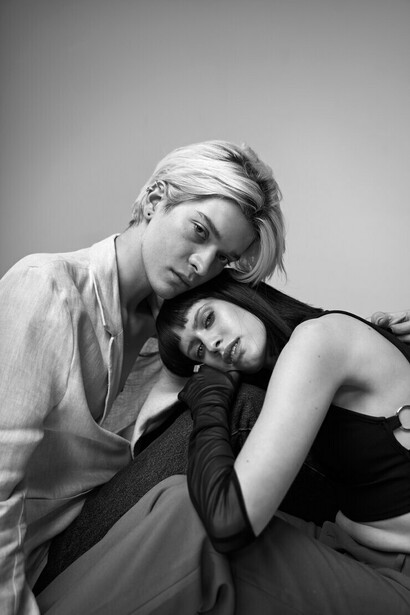 A couple standing close together, representing love and intimacy, showcasing the trust that forms the foundation of their relationship