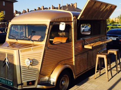 Tiendas pop-up. Puesto callejero de comida en MadrEat