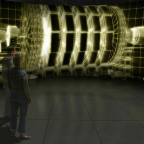 Experiencing a particle collision in the detector cavern c. Science Museum, Nissen Richards Studio 2013