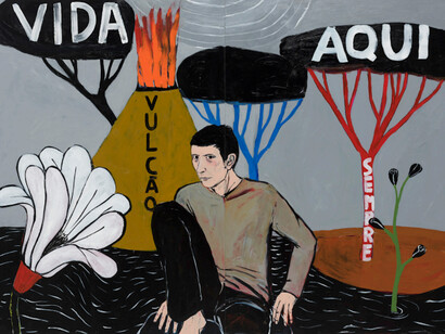 Sem título [Untitled], 2016, acrílica sobre madeira [acrylic on wood], Ed.: única [unique], 150 x 220 cm. Courtesy of Casa Triangulo 