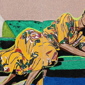 Akea Brionne, Where the body lands (detail), 2025. Courtesy of Lyles & King 