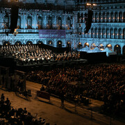 Vista di Piazza San Marco in concerto. Cortesia di Piazza San Marco. Foto di Michele Crosera