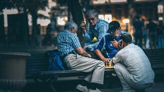 A group of friends reflect on life
