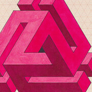 José María Yturralde, Figura imposible (serie Triangular), 1974. Cortesía del Museo de Arte Abstracto Español