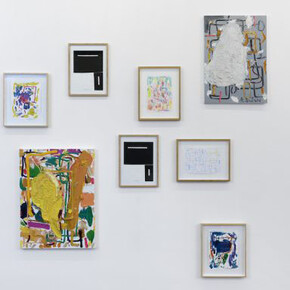 André Butzer, Exhibition view. Courtesy of Galerie Xippas