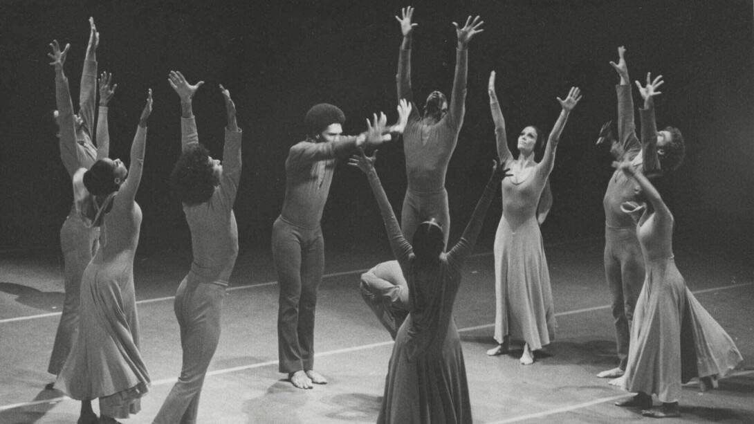Fred Fehl, Dancers in choral dances, 1971. Courtesy of Whitney Museum