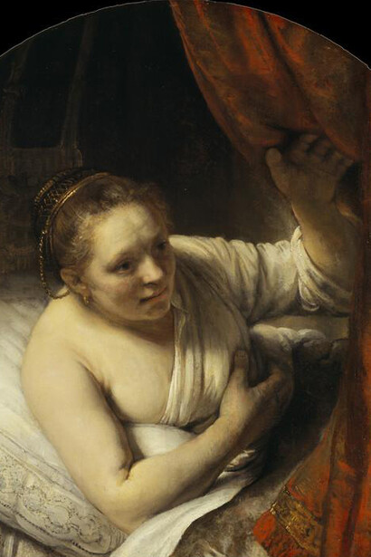 Rembrandt (Rembrandt Harmensz van Rijn)
A Woman in Bed