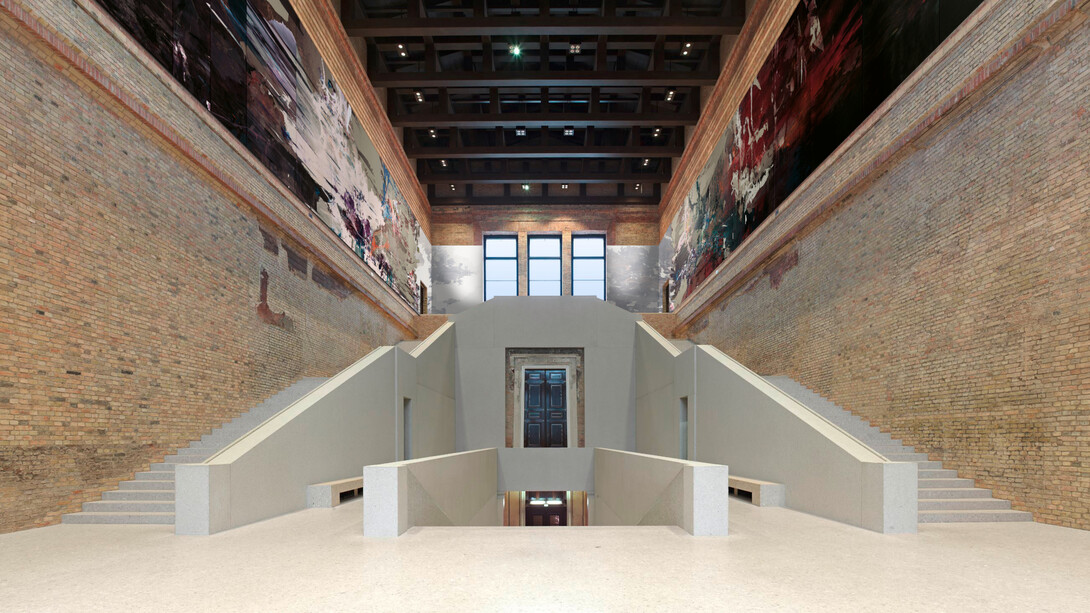 Michael Müller, Dioskuren. Der geschenkte tag, ausstellungsansicht. Mit freundlicher genehmigung des Neuen Museums