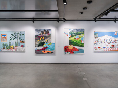 Verschiedene künstler:innen, Where Earth meets sky, ausstellungsansicht. Mit freundlicher genehmigung der König Galerie